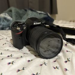 Nikon D3200 + 18-135mm Lens (No Charger / No Flash)