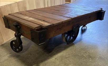 Antique Factory Cart