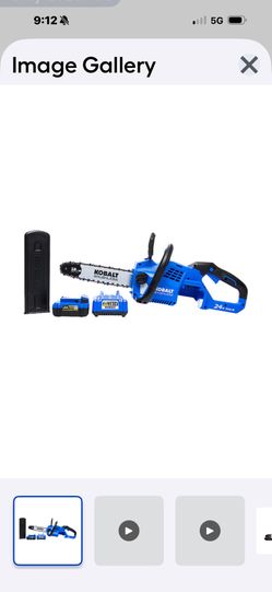 24-volt 12-in Battery 4 Ah Chainsaw Battery Included 