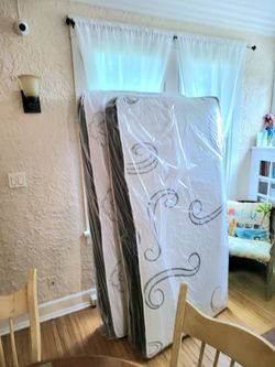 NEW TWIN MATTRESS AND BOX SPRING -- Also Available In All Sizes.