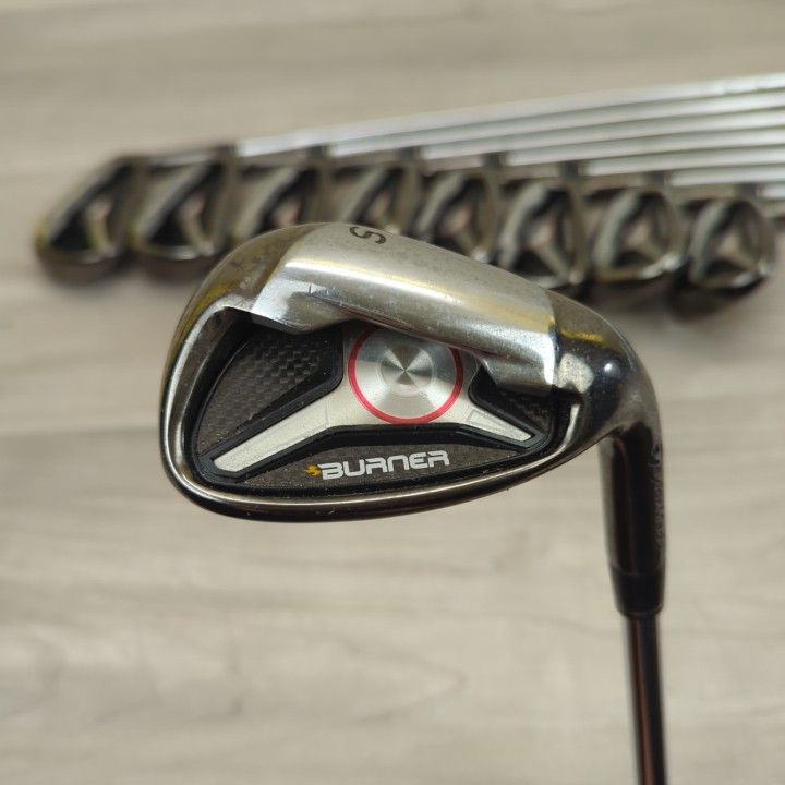 Taylormade 2009 Burner Iron Set 4-PW+AW+SW Burner Superfast 85g Regular Steel RH