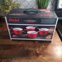 15 Oz Rice Bowls With Stainless Steel Chopsticks 