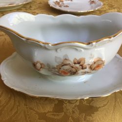 Mitterteich ‘Norway Rose’ Porcelain Dinner Service.