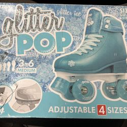 Glitter Pop Skates. 3-6 Youth. 