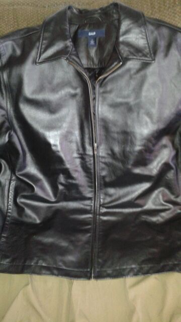 GAP leather coat new