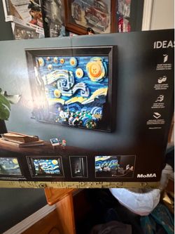 Van Gogh starry night Lego set