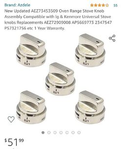 Lg Or Kenmore Universal Stove Knobs ReplacementsLg Or Kenmore Universal Stove Knobs Replacements
