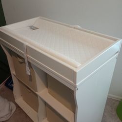 White Changing Table Top ONLY 