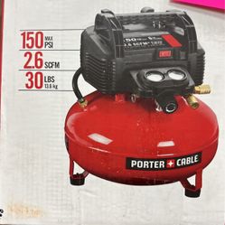 Air Compressor , Porter Cable 6 Gallons 