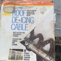 Roof De-Icing Cable