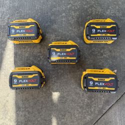 Battery FlexVolt 9Ah 20v/60v Dewalt (each)