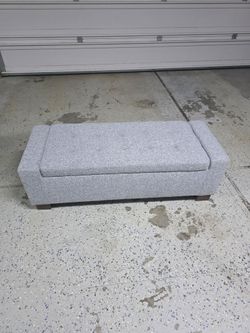 Storage ottoman bench