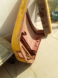 Ford hood an gas tank