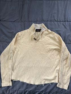 Creamy Cropped Quarter Zip