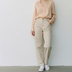 Vince Mulberry SILK Cream Blouse