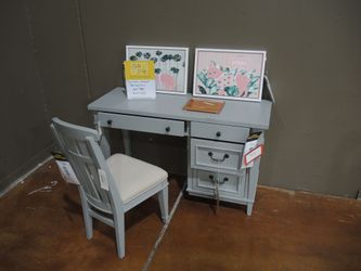 Davis Home Northport Youth Desk + Chair - Harbor Gray | Armchair