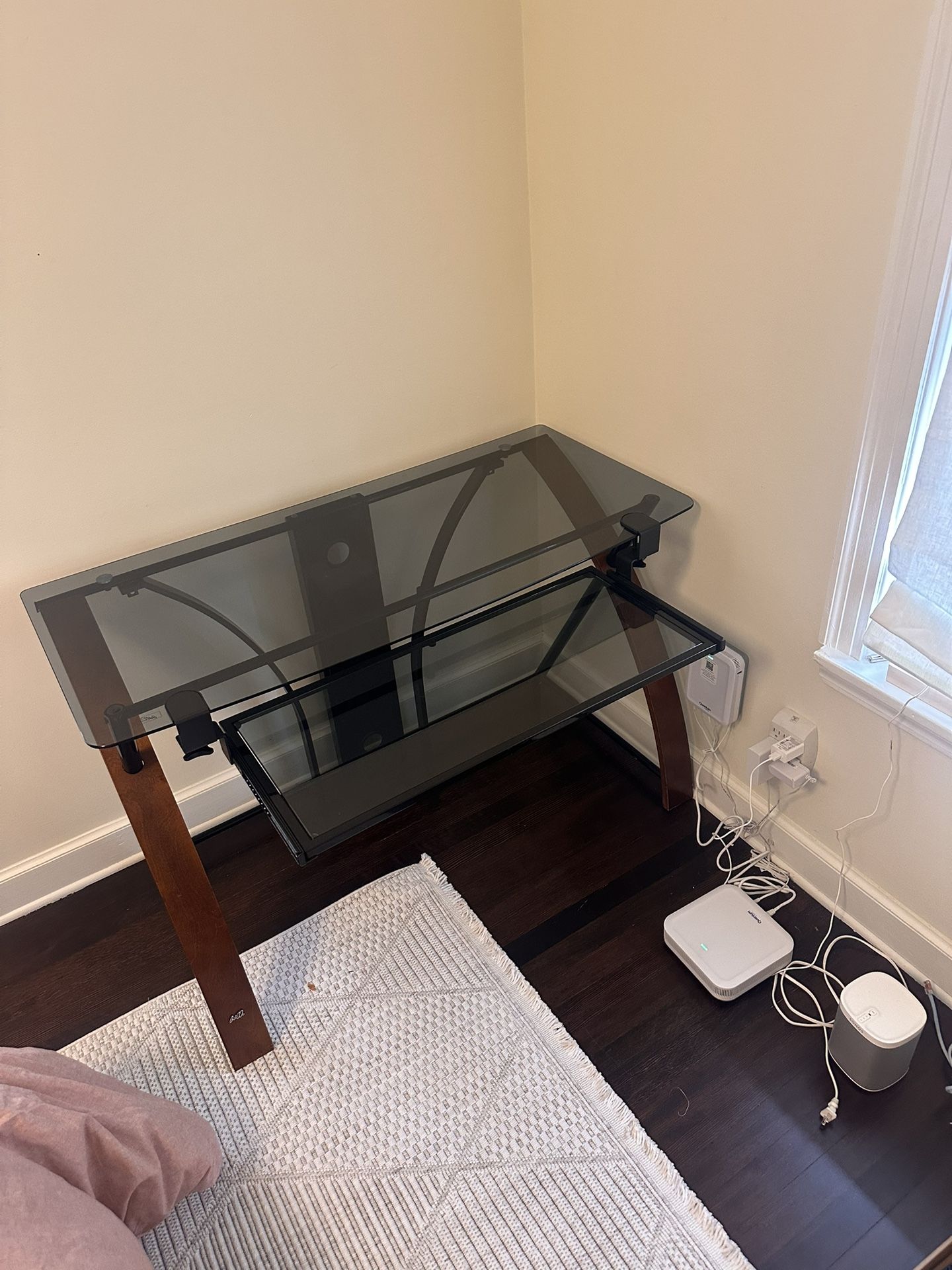 Desk! With Slide Shelf For Keyboard