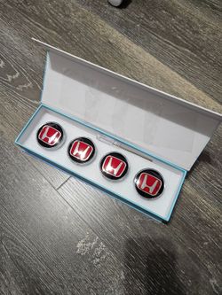 BRAND NEW 4PCS HONDA 58MM LED ILLUMINATED WHEEL RIM CENTER CAPS HUBS COVER FOR HONDA FIT