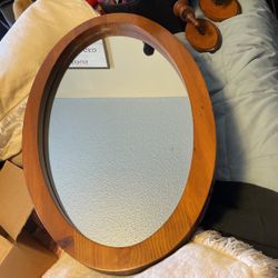 Mirror A 2 Candle Holder 31 By 18