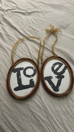 Love decorative signs
