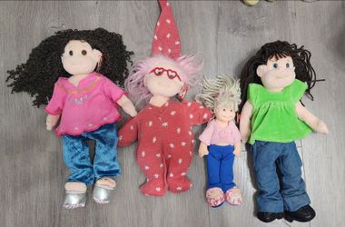Vintage TY Beanie Dolls - see description