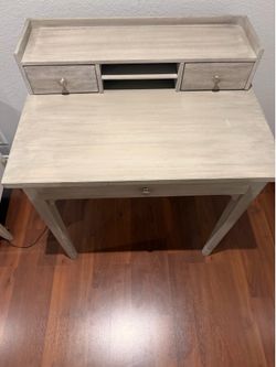 Pottery barn gray desk