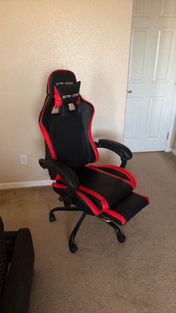 GTRacing Gaming Chair Black and Red