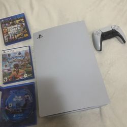 PS5 controller & Games Included 