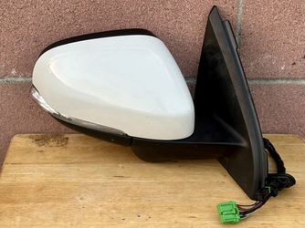 2013 Volvo S60 Right Passenger Side Mirror W Camera Ice White (contact info removed)3 14 WIRE