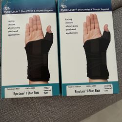 Right Left Reno Lacer Short Wrist & Thumb Support