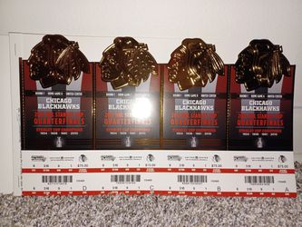 Chicago Blackhawk Ticket Stubs Full Stubs .2012 Thru 2106  Season tickets, Playoff , Final Round , Thumbnail