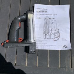 Craftsman 19.2V Fluorescent Light (Tool Only) - Untested