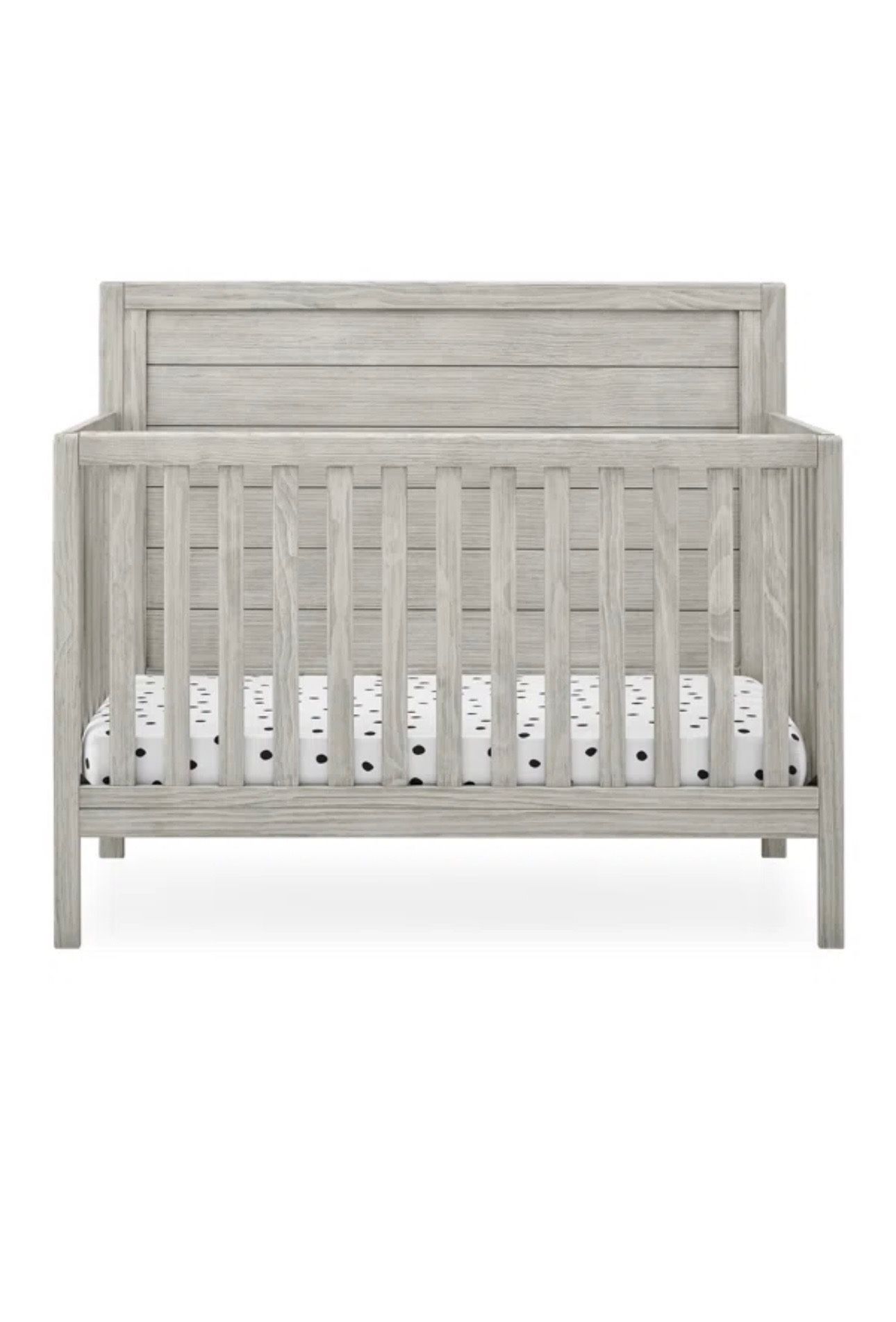 Light Gray Delta Children 4 in 1 Convertible Crib