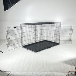 36” Double Door Dog Cage, Dog Crate 