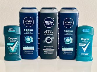 Men’s Nivea 3IN1 Body Wash & Degree Deodorant - Bundle
