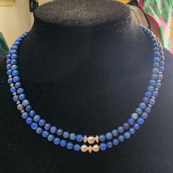 Real Lapis Lazuli Necklace 