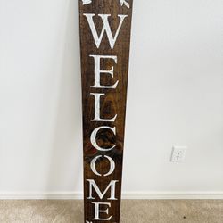 Unused Welcome Sign 