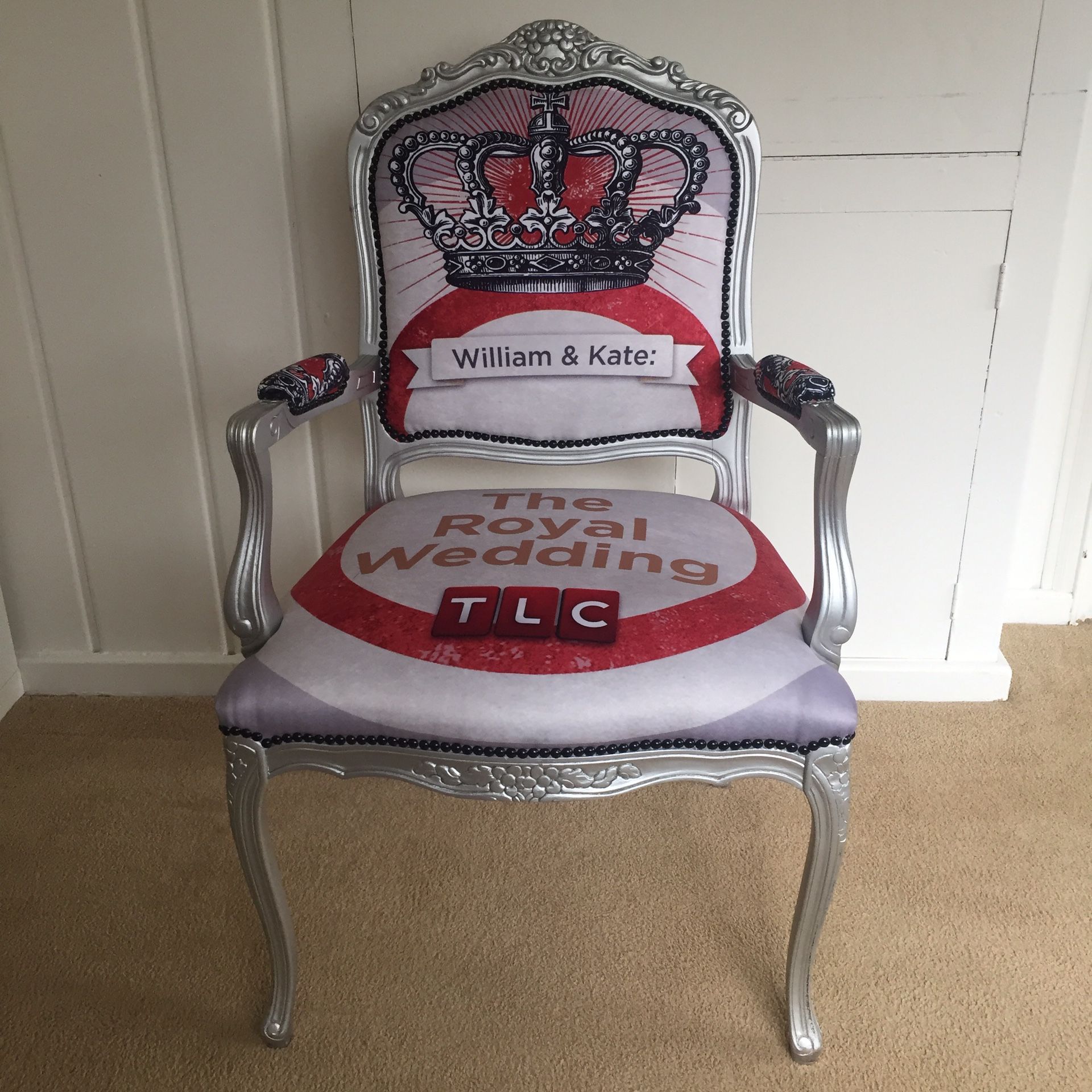 Prince William and Kate Middleton Royal wedding chair
