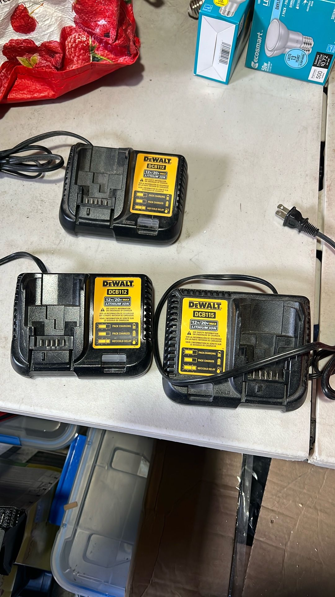 Dewalt Battery Chargers $50 Each