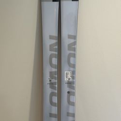 Salomon QST Blank 2025 194 cm Skis and Salomon Strive 14 Bindings Brand New