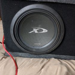 12 Inch Subwoofer And Amplifier