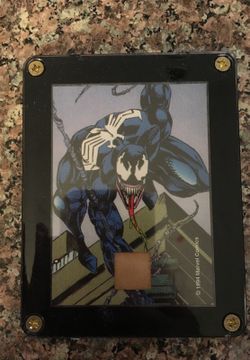 Marvel card in case