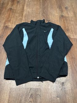 Nike black windbreaker jacket Size youth Large