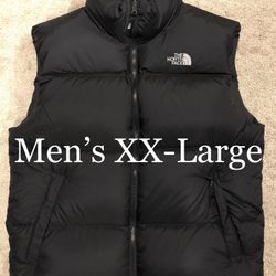 NORTH FACE / CLASSIC 700 Puffy Down Puffer Vest Coat Jacket / Men's XX-Large 2XL XXL / Retails $220+Tax / Like New w/ Tags!! / Black 