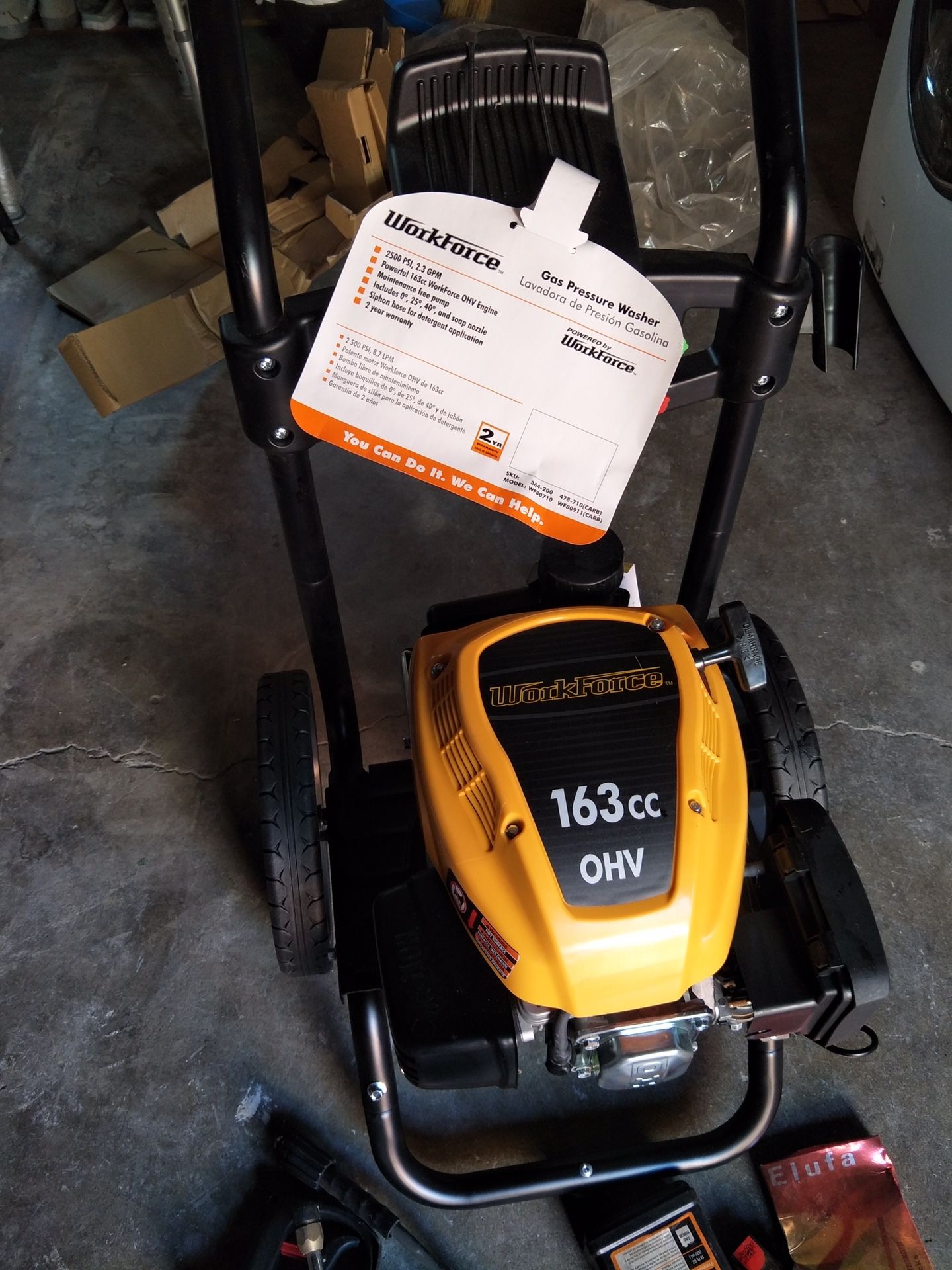 WORKFORCE Gas Pressure Washer! New!