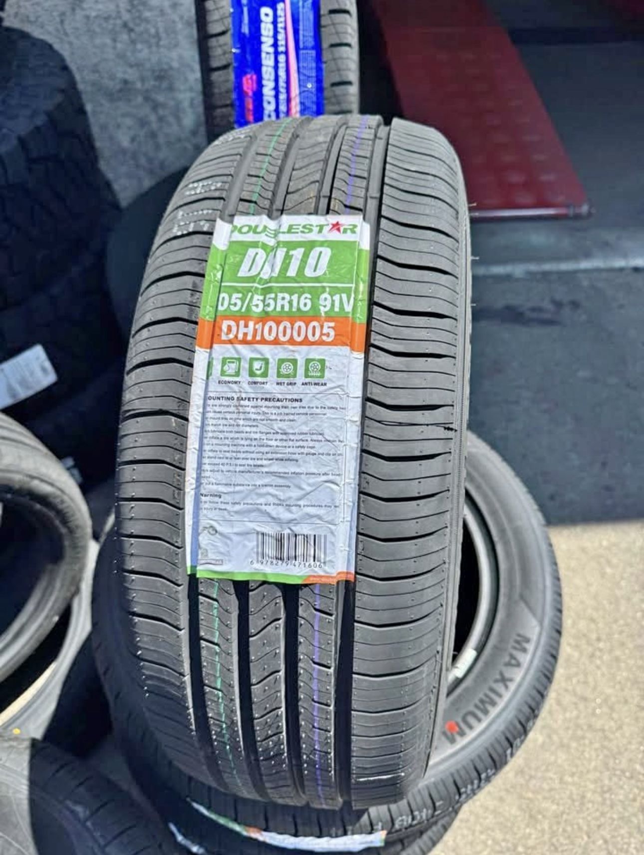 205/55R16 Doublestar DH10 91V Brand new 4 tires Free Mount Balance installed 205/55/16 llantas