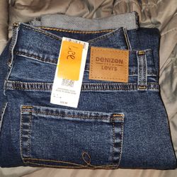 New Ladies Denizen From Levi's Boyfriend Jeans Sz 4 W27