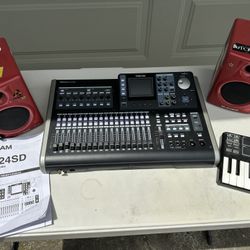 Tascam DP-24SD Portastudio – Professional 24-Track Recording – $400