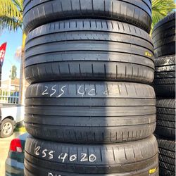 255/40/20 Pirelli Set Of Used Great Condition Tires Installed And Balanced 
