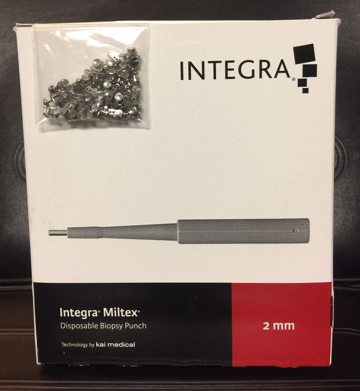 50 Dermal Anchors & Jewels with 50 Disposable Biopsy Punch